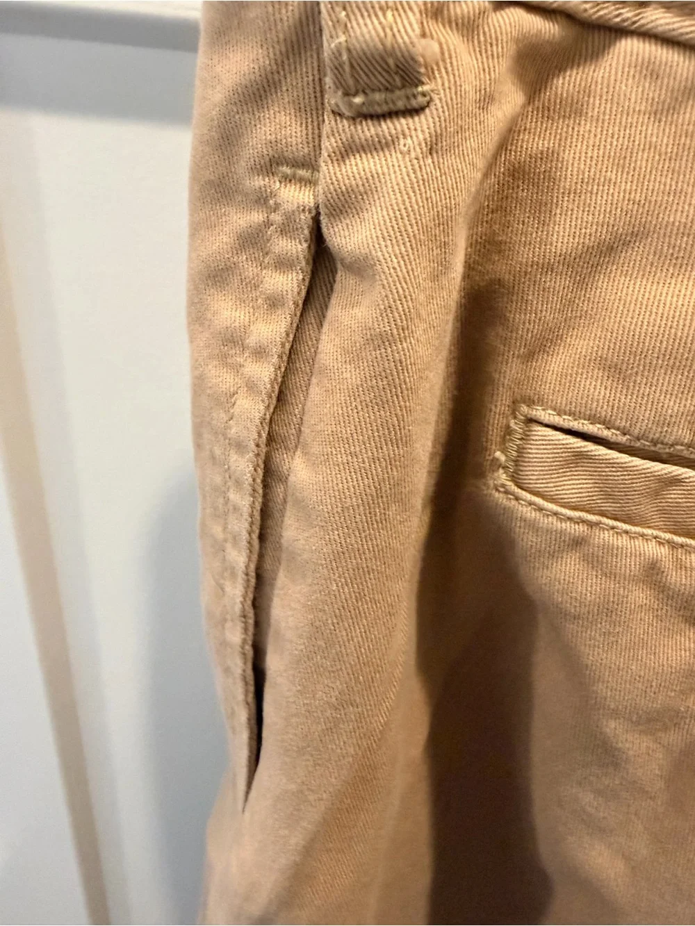 IZOD Saltwater Chino Pants Mens 38x30 Khaki Classic Fit 100% Cotton